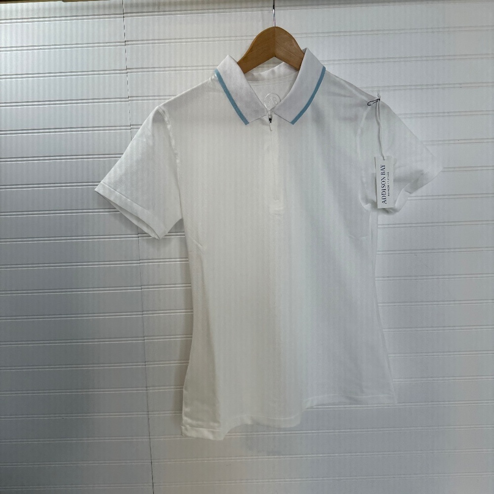 NEW Addison Bay White Polo Small